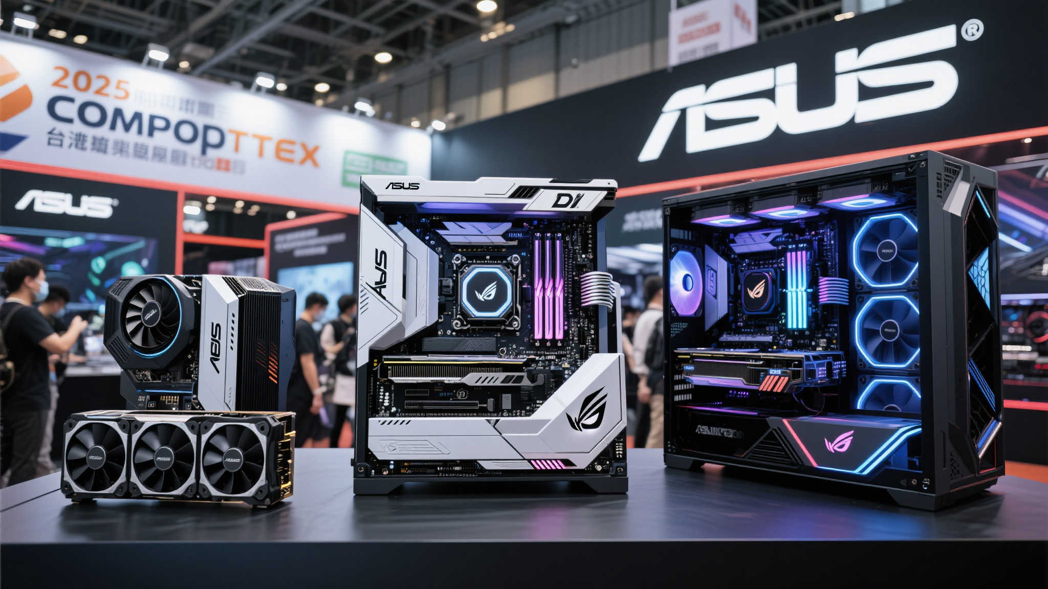 华硕2025 COMPUTEX震撼亮相,多款高品质DIY新品全面进化 随着2025年COMPUTEX台北国际电