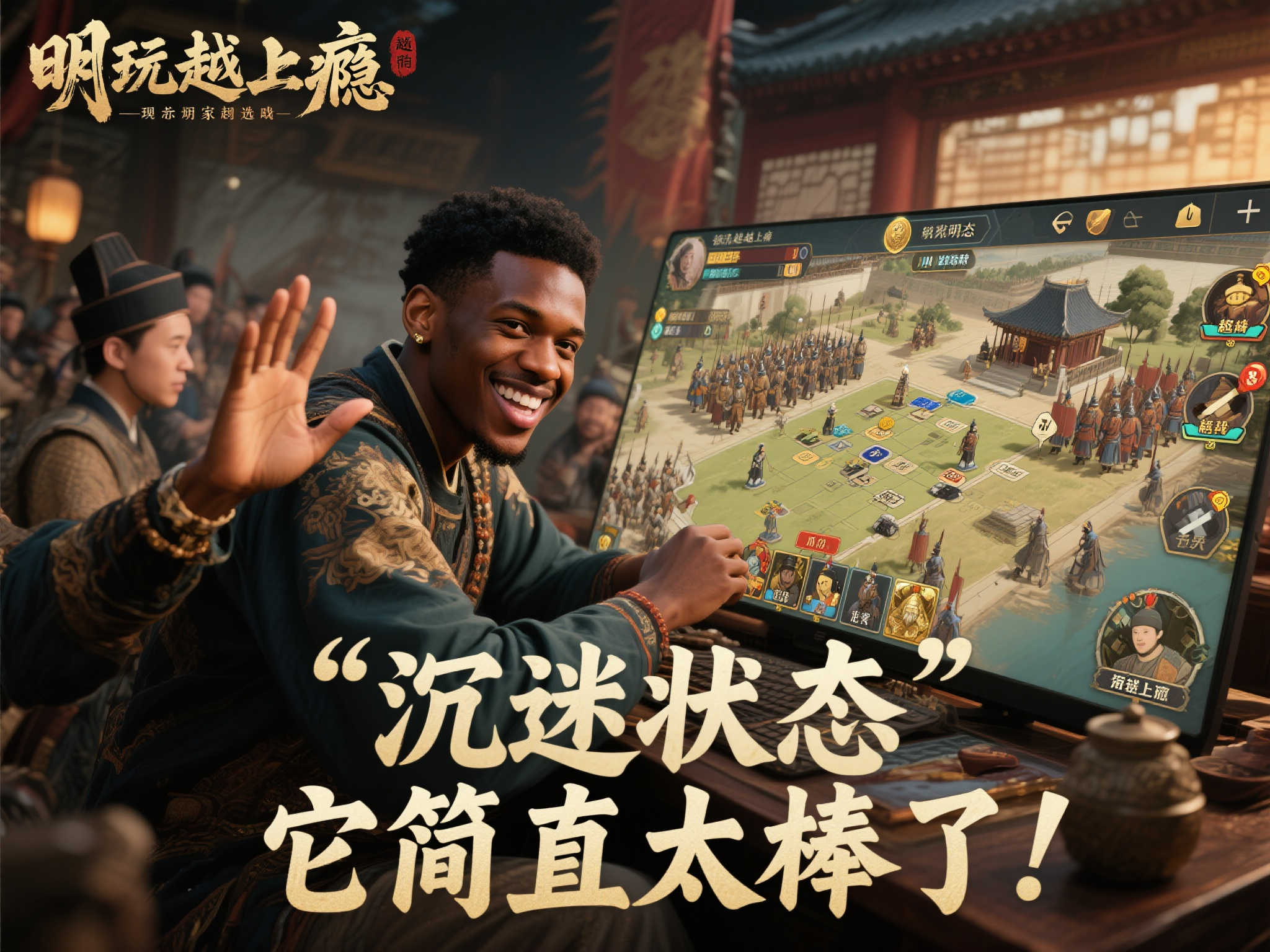 黑人小哥盛赞《明末》：正在爽玩 它简直太棒了！