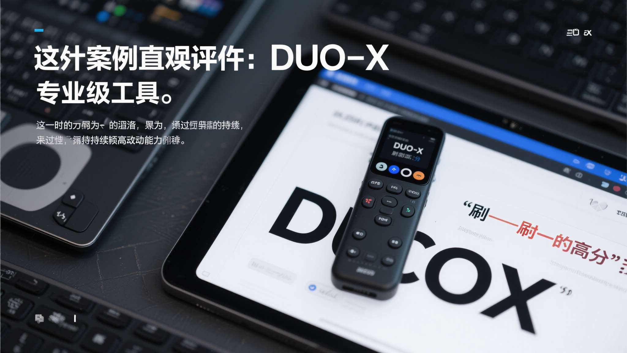 这个案例直观说明，DUO-X不是为了"刷一时的高分"而生，而是真正具备持续高性能